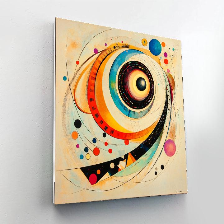 Wassily Kandinsky Inspired Cosmic Geometry Pattern Painting by numbers kit