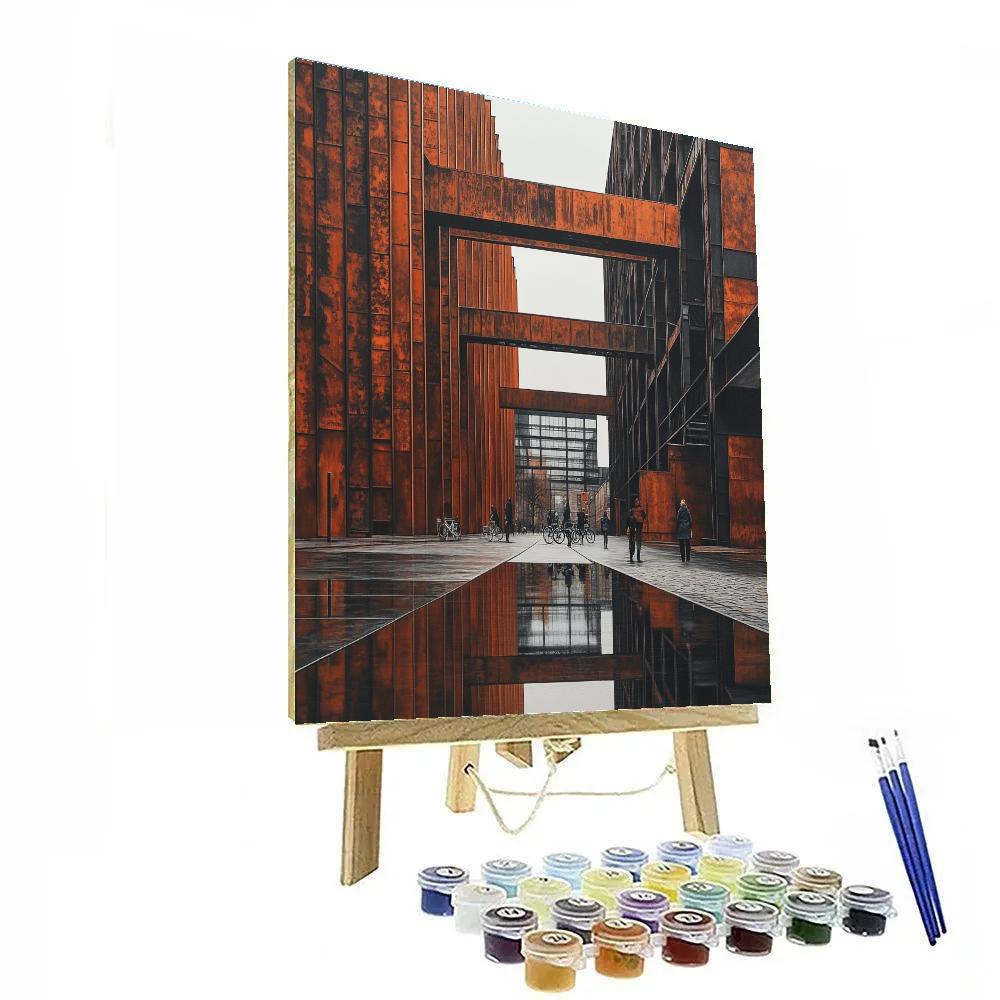 Industrial Chic At Zeche Zollverein Complex Essen Germany Numbered painting kits