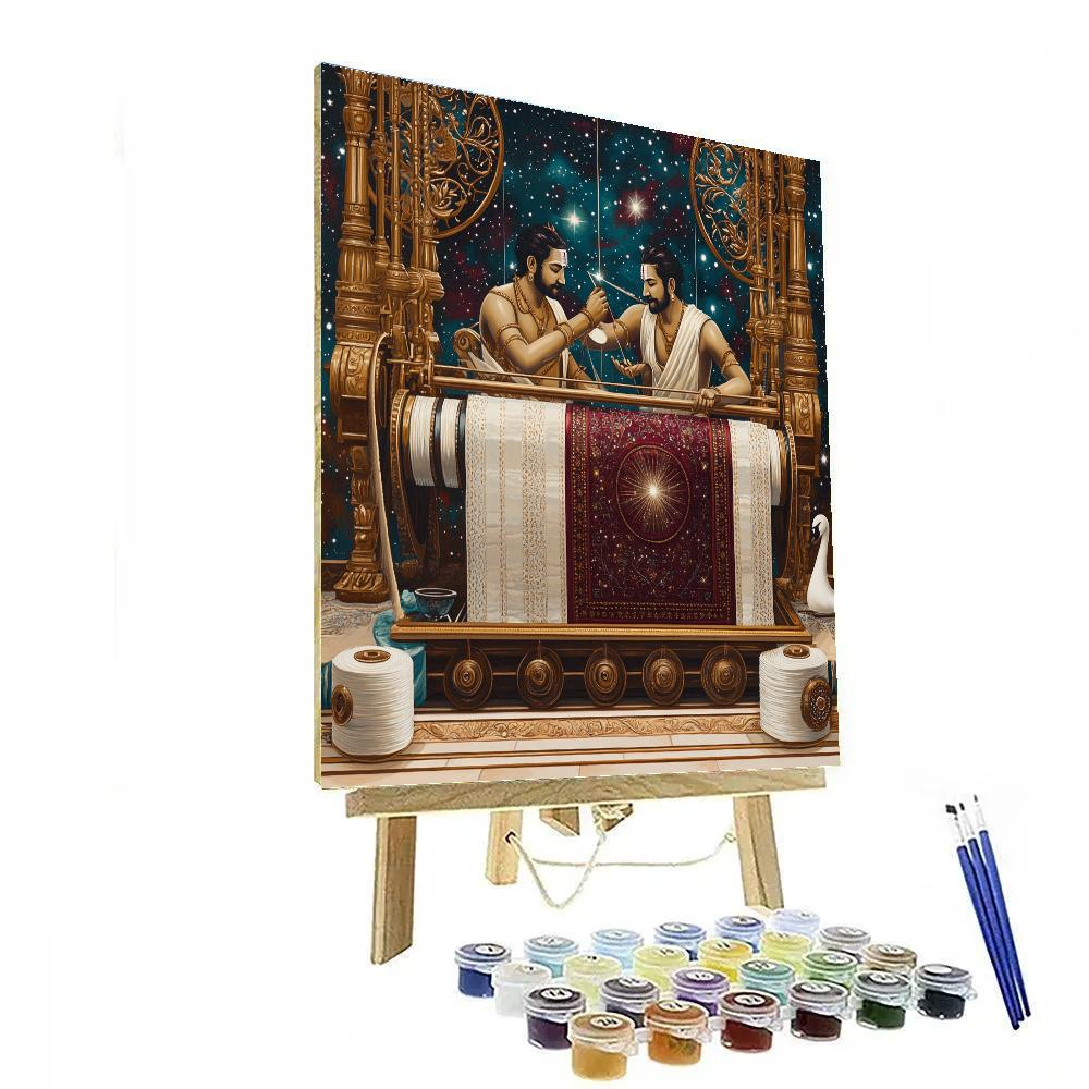 Brahma At The Cosmic Loom Paint by numbers art