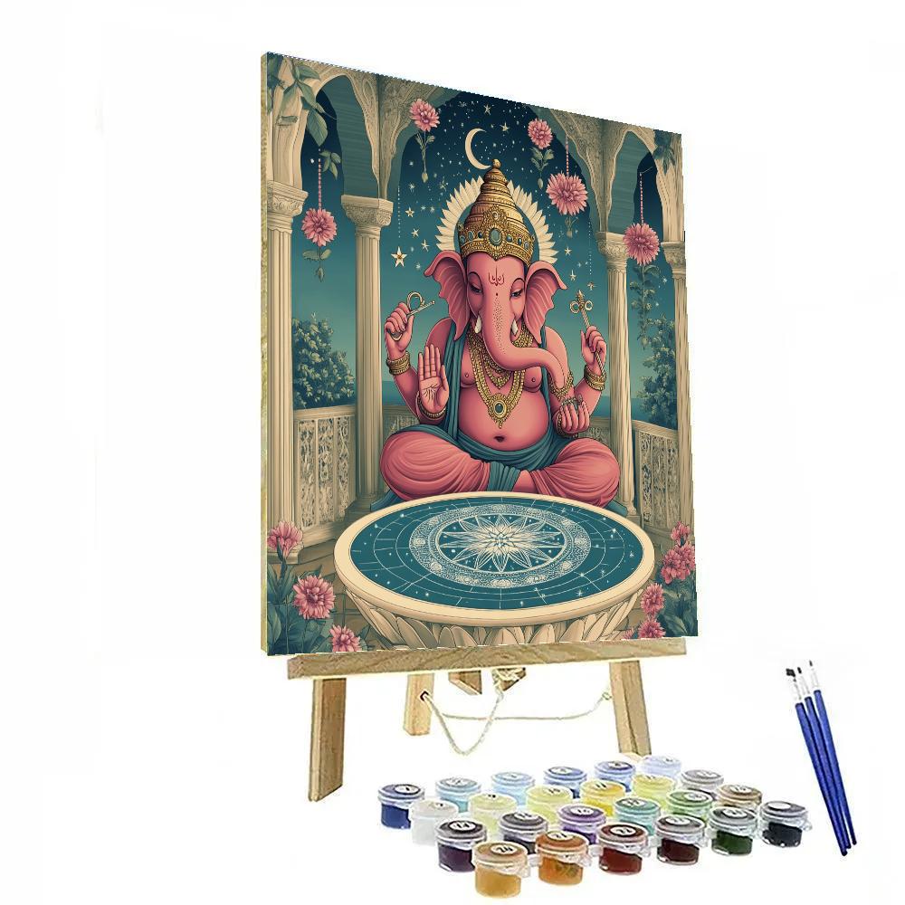 Ganesha Celestial Mapmaker Pavilion Numbered painting kits