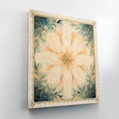 Alphonse Mucha Inspired Nebula Florilegium Mandala painting number kit