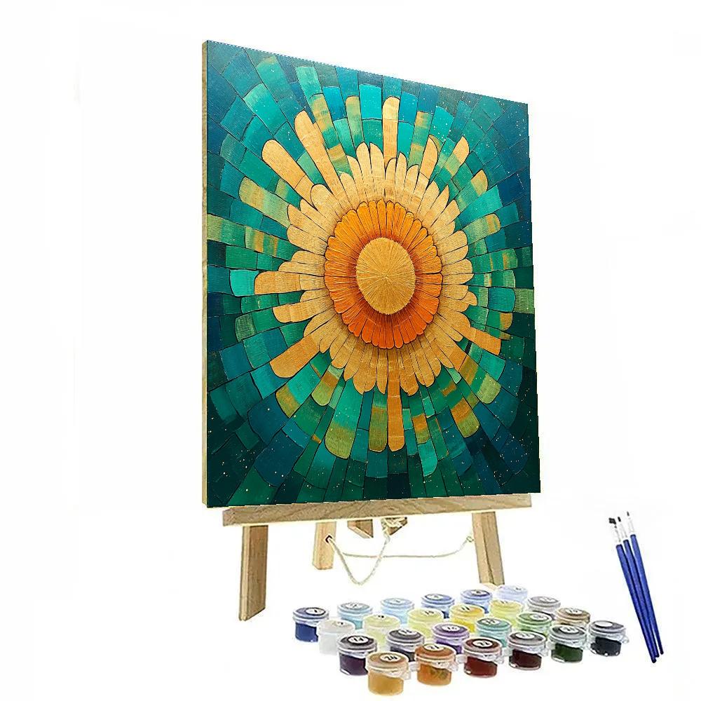 Frida Kahlo Inspired Solar Memory Weave Numbered painting kits