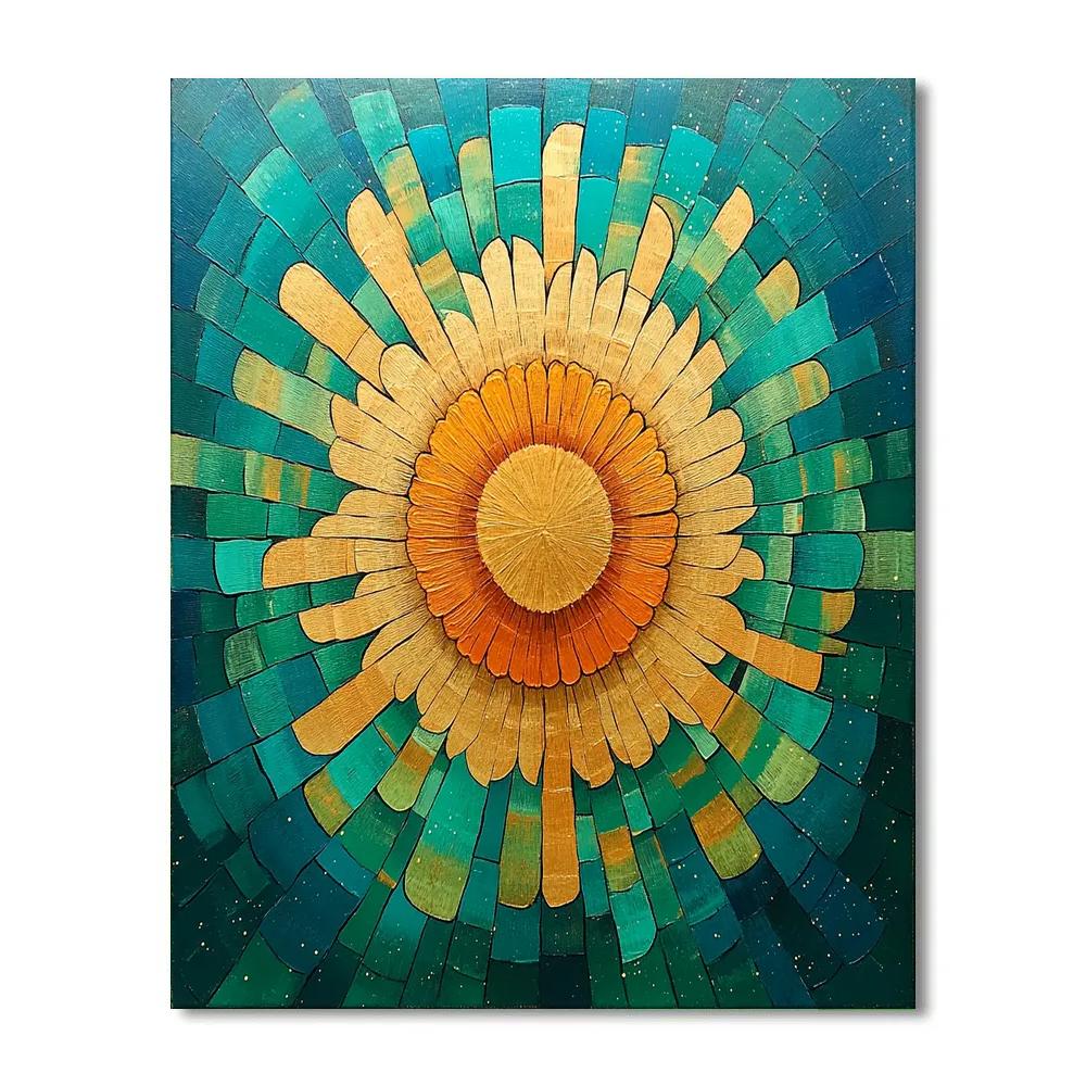 Frida Kahlo Inspired Solar Memory Weave Numbered painting kits