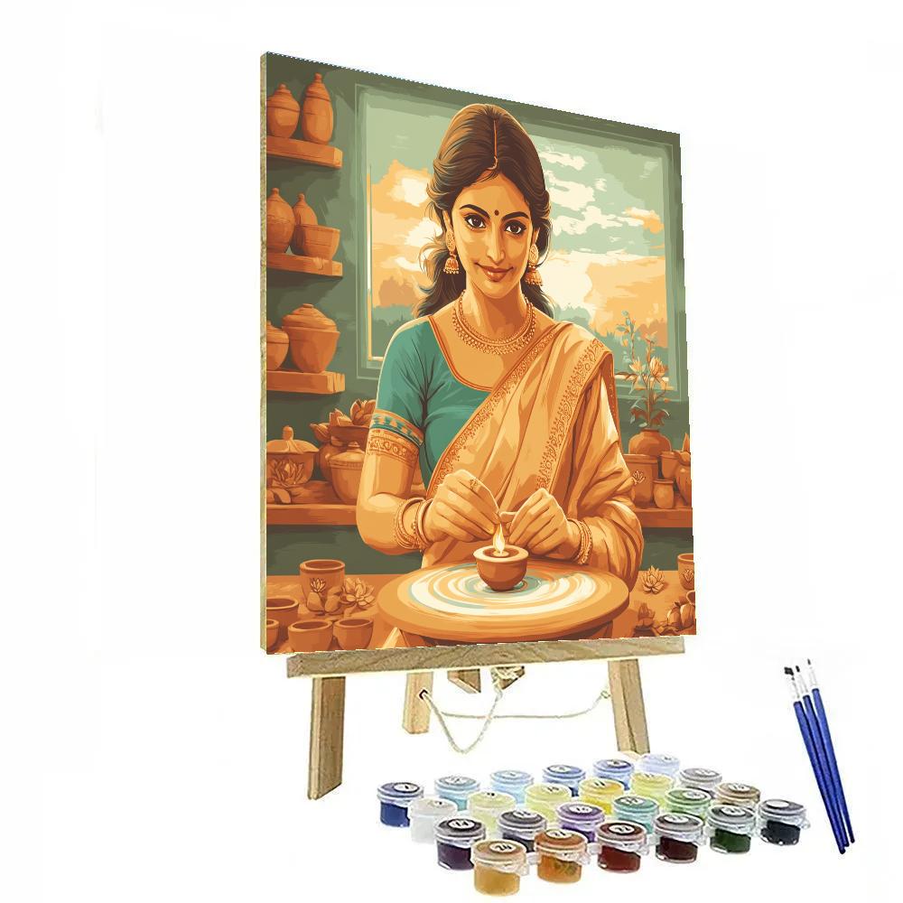 Parvati Artisan Of Sacred Clay paint by color