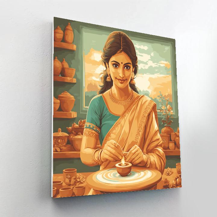 Parvati Artisan Of Sacred Clay paint by color