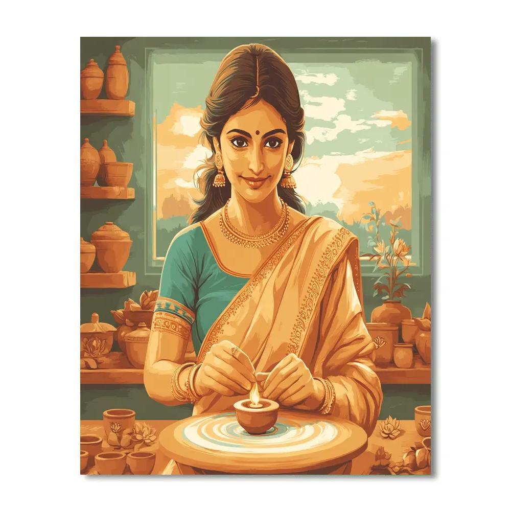 Parvati Artisan Of Sacred Clay paint by color