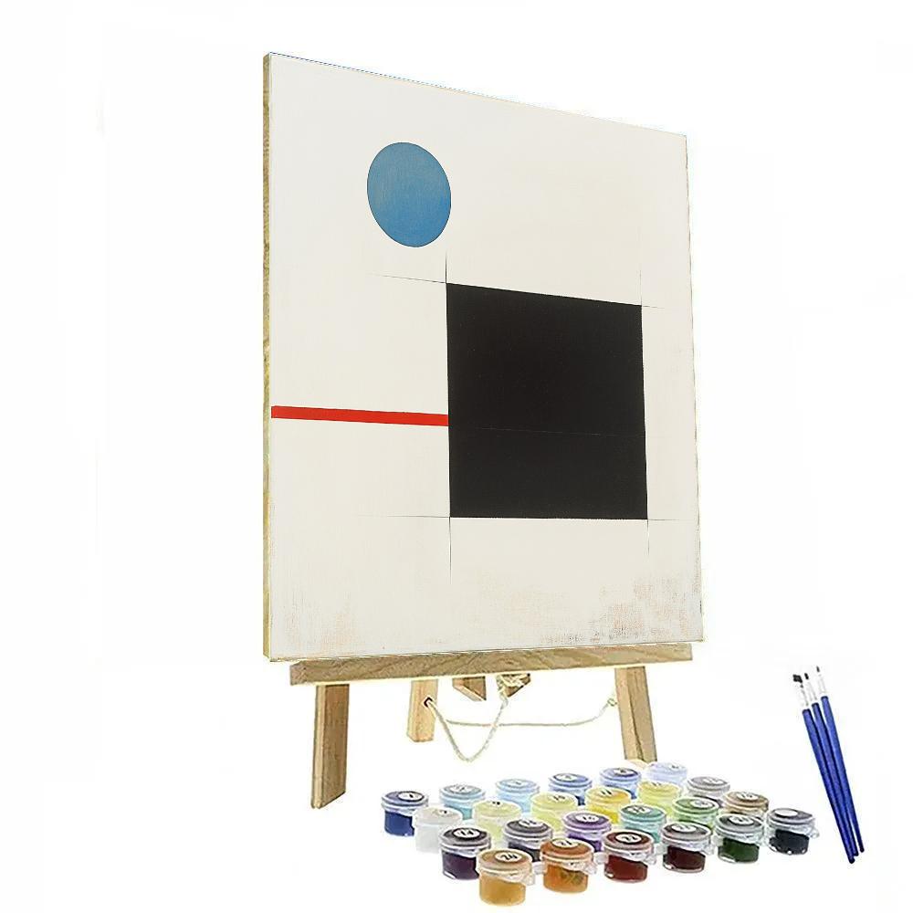 Kazimir Malevich Inspired Event Horizon Equilibrium painting number kit