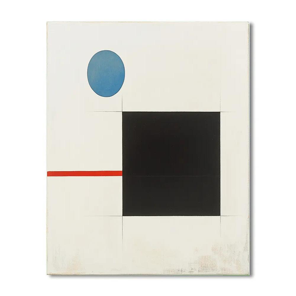 Kazimir Malevich Inspired Event Horizon Equilibrium painting number kit