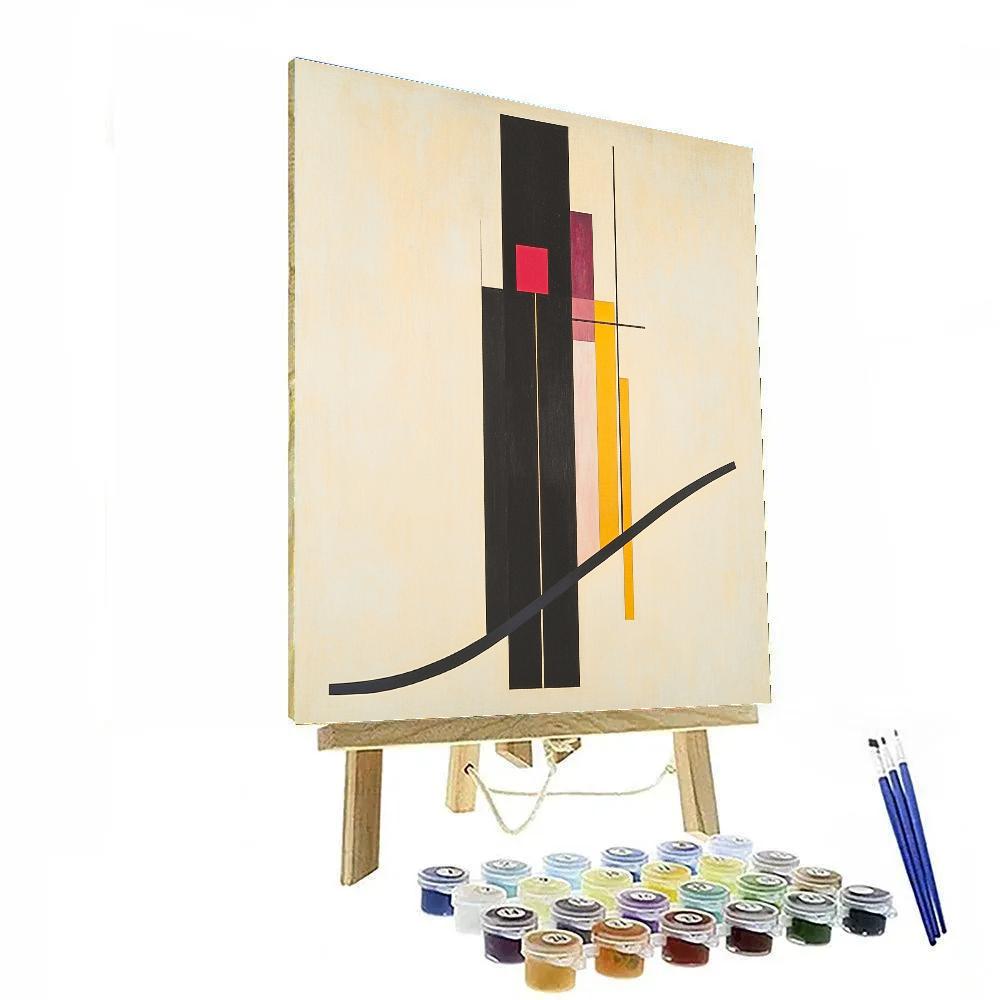 Kazimir Malevich Inspired Pulsar Signal Geometry DIY paint by numbers