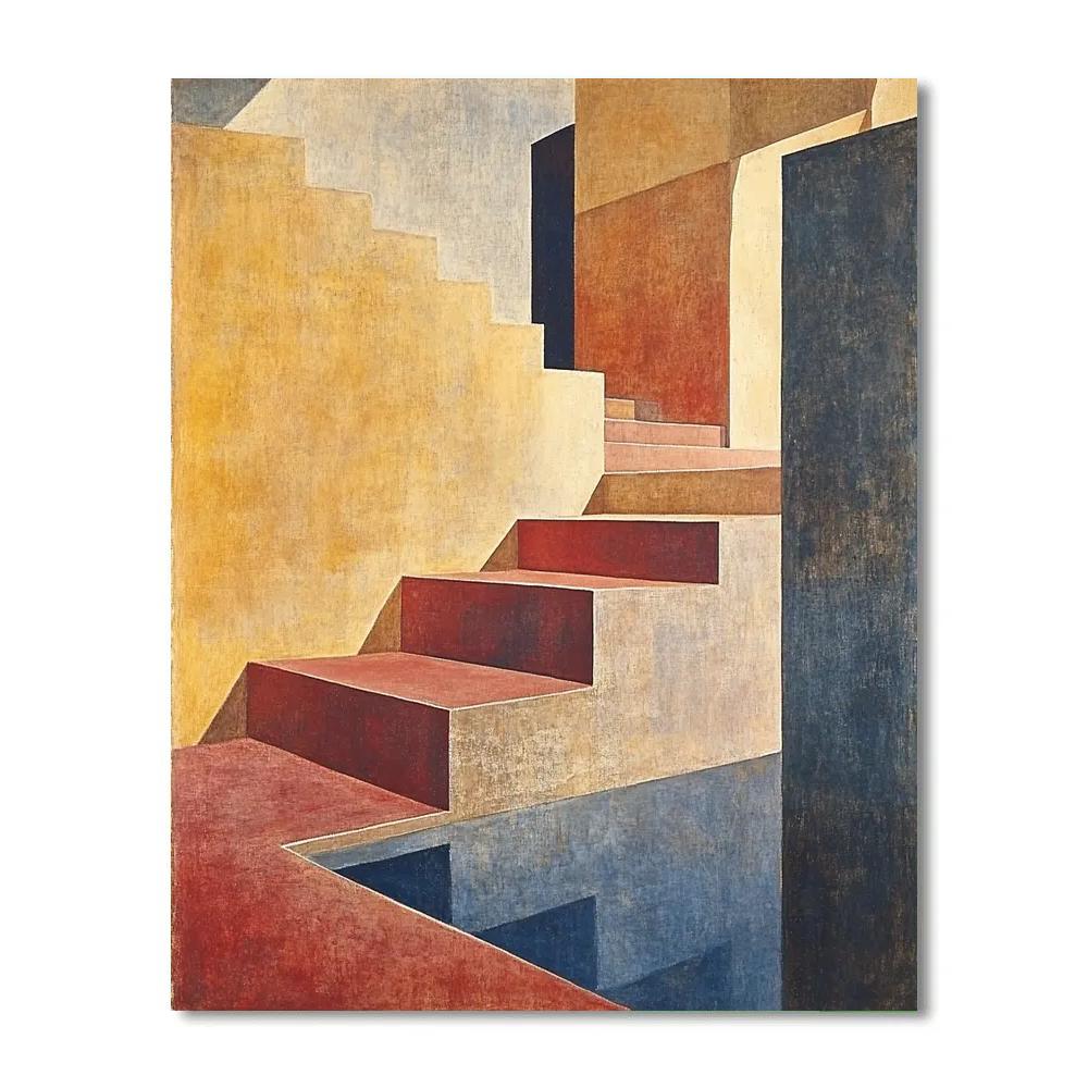 Paul Klee Inspired Silent Chromatic Drift Paint by numbers kits