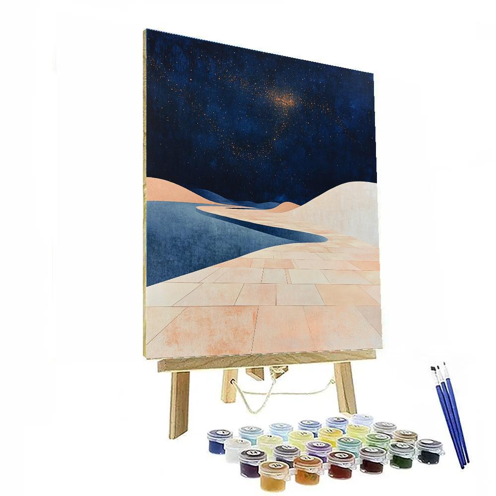 Paul Klee Inspired Aurora Of Inner Arithmetic Number painting