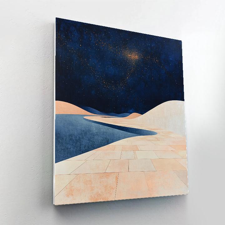 Paul Klee Inspired Aurora Of Inner Arithmetic Number painting