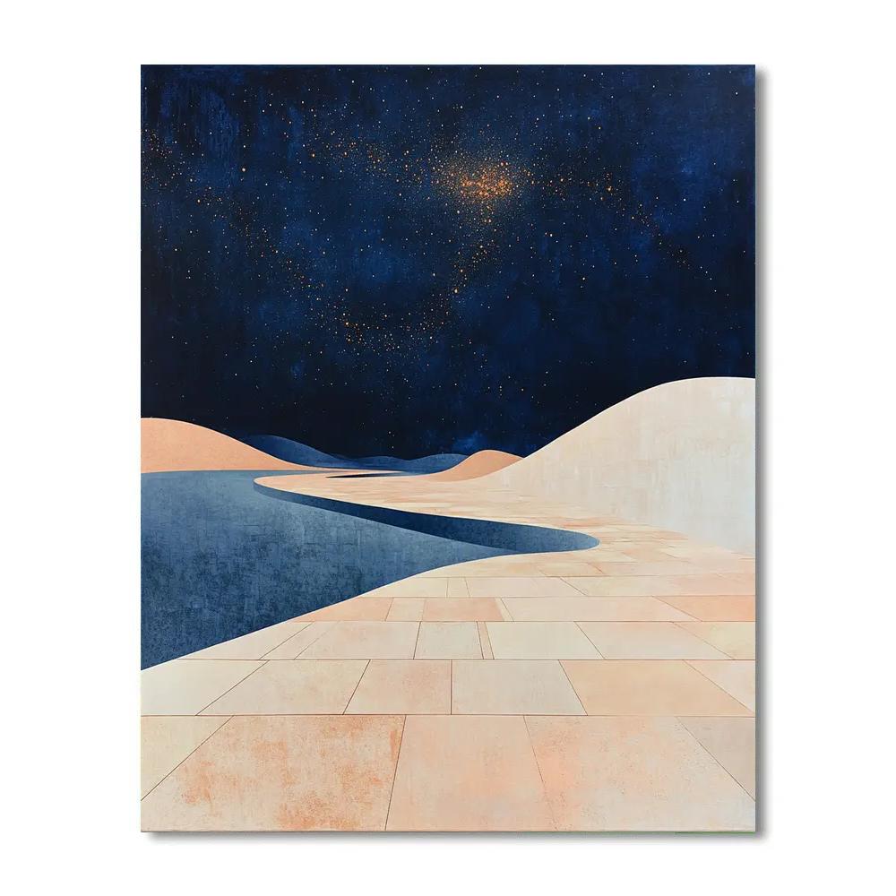 Paul Klee Inspired Aurora Of Inner Arithmetic Number painting