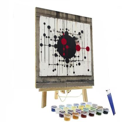 Banksy Inspired Carbon Silence Constellation Paint by numbers art