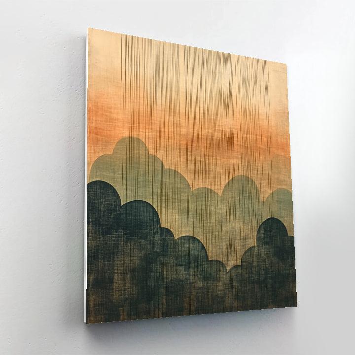 Nandalal Bose Inspired Monsoon Raga Skyflow painting number kit