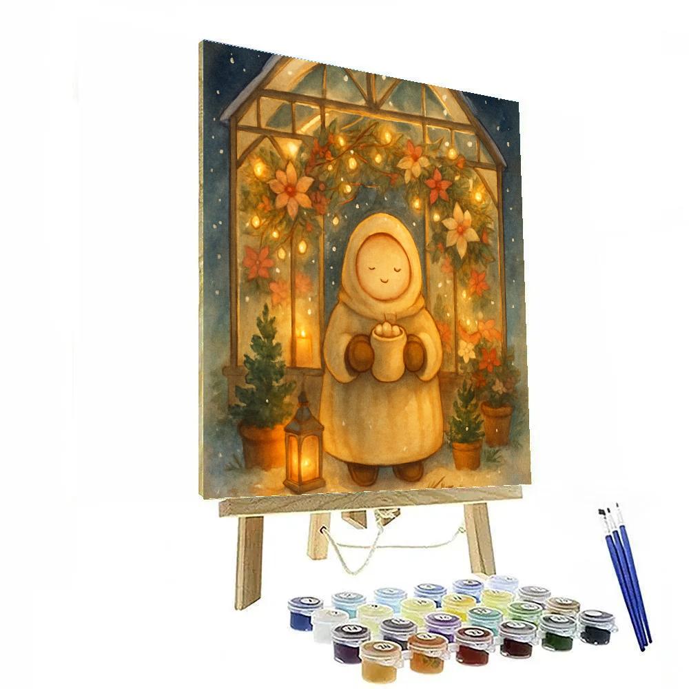 Midnight Cocoa In The Glasshouse Paint by numbers kits