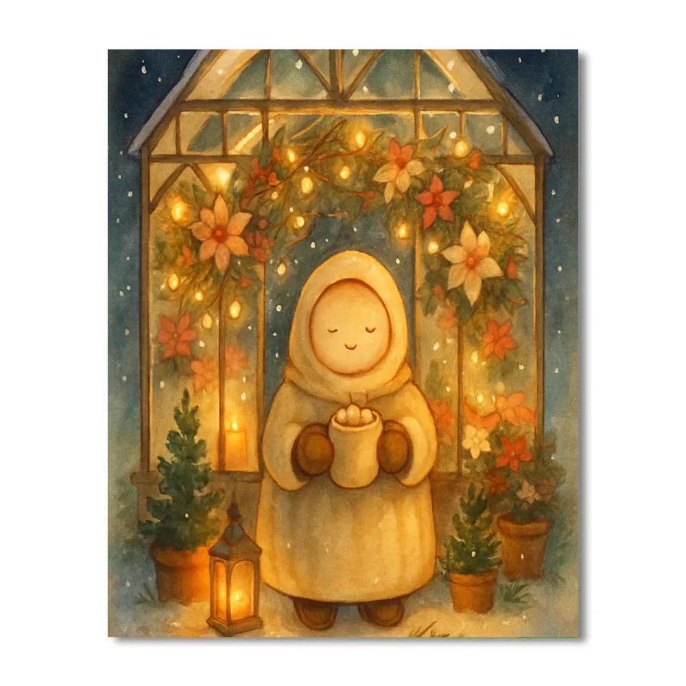 Midnight Cocoa In The Glasshouse Paint by numbers kits