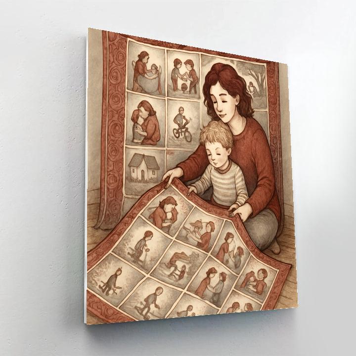 Memory Quilt Of Shared Moments paint by number