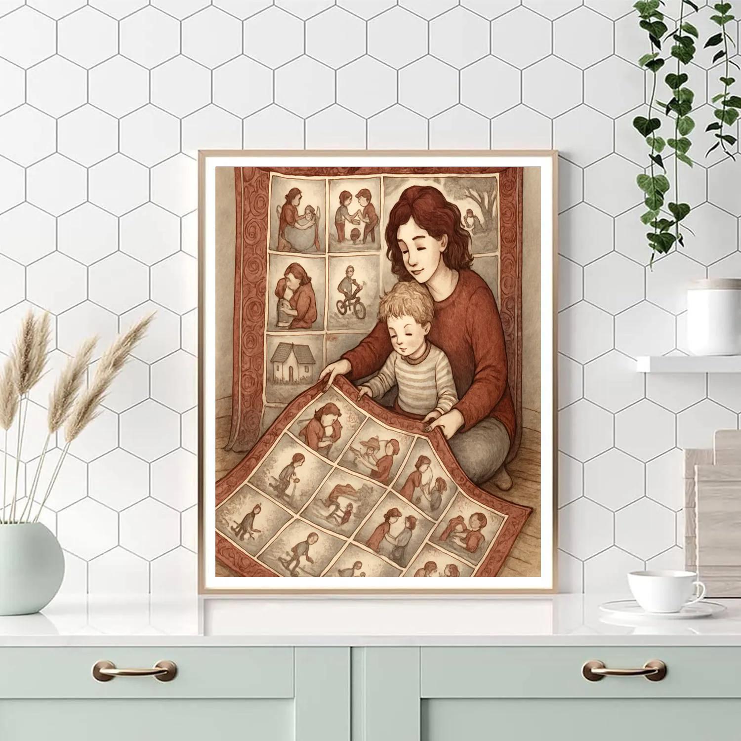 Memory Quilt Of Shared Moments paint by number