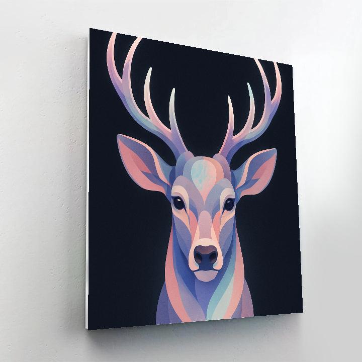 Opal Antlered Deer Reverie Paint by numbers kits