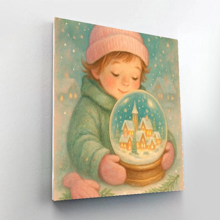 The Snow Globe Conservatory Paint by numbers art