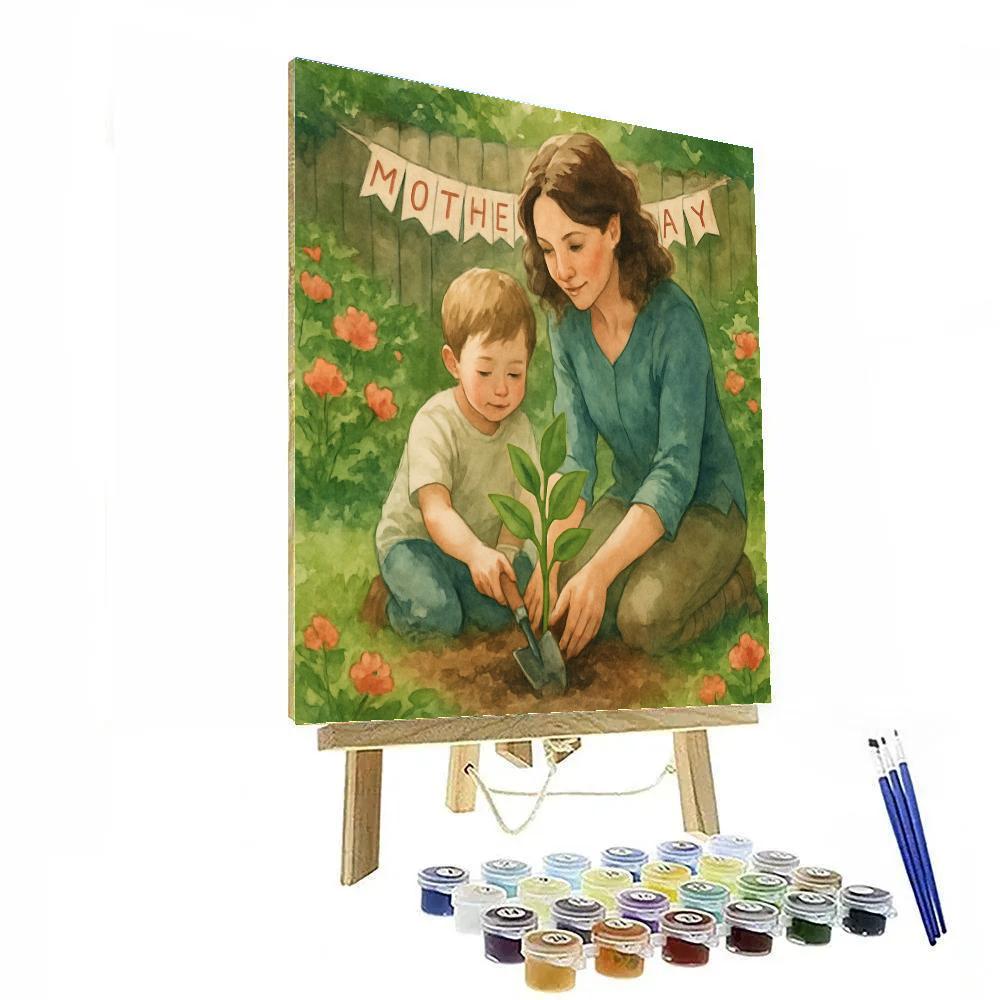 Garden Planting Future Together Paint by numbers kits