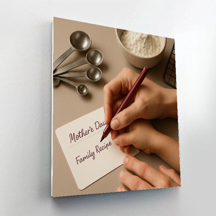 First Recipe Handwritten Tradition Paint by numbers art