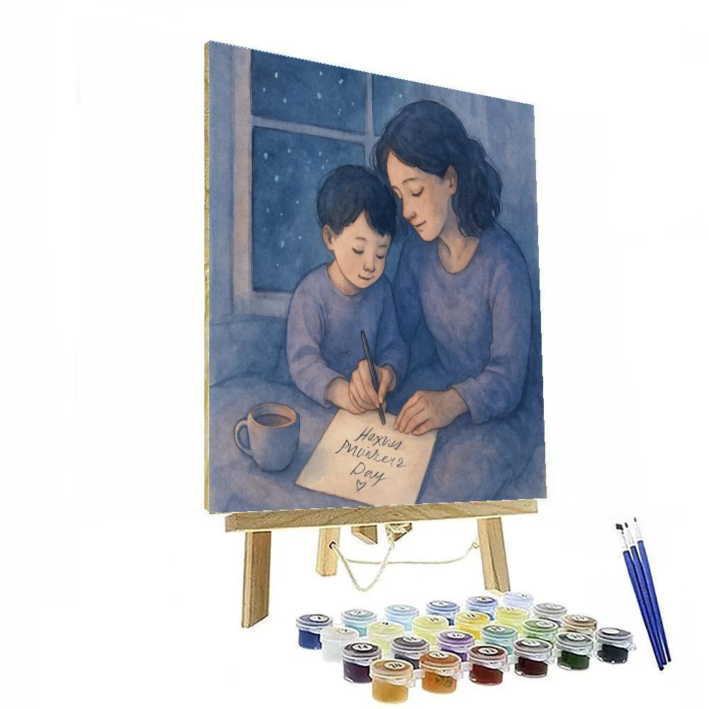 Starglow Thank You Letter Painting by numbers kit