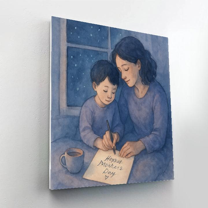 Starglow Thank You Letter Painting by numbers kit