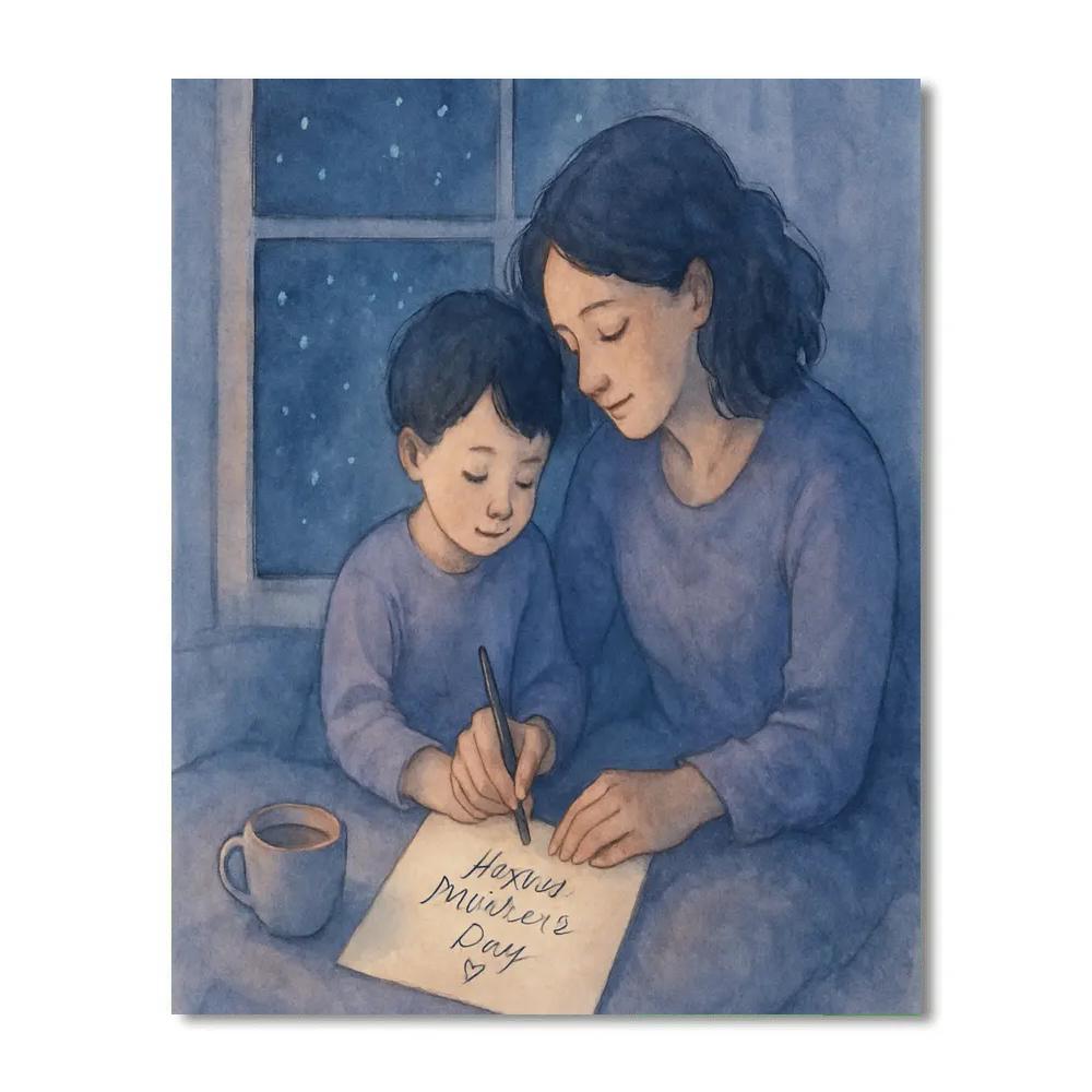 Starglow Thank You Letter Painting by numbers kit