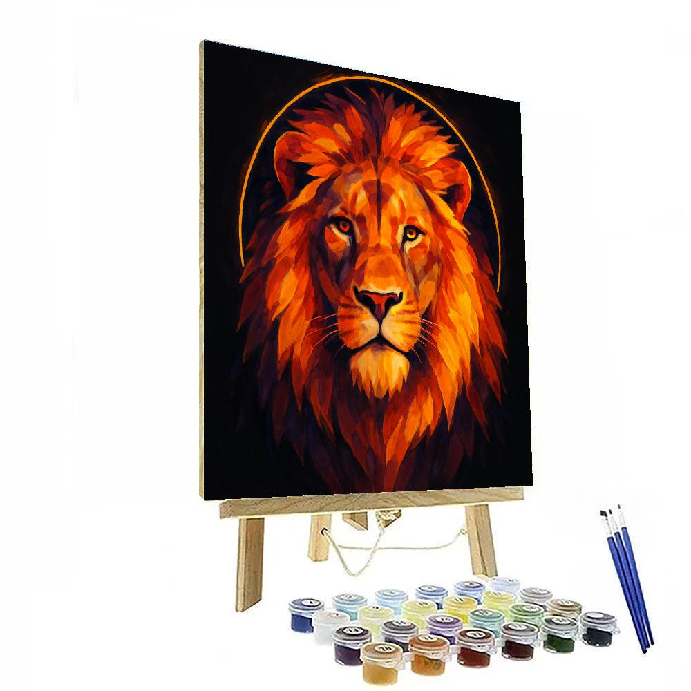 Solar Crown Lion paint by color