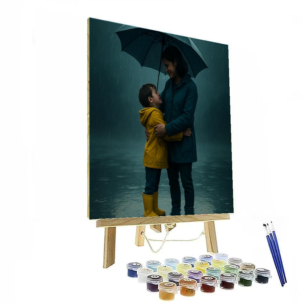 Rainy Day Umbrella Promises Numbered painting kits