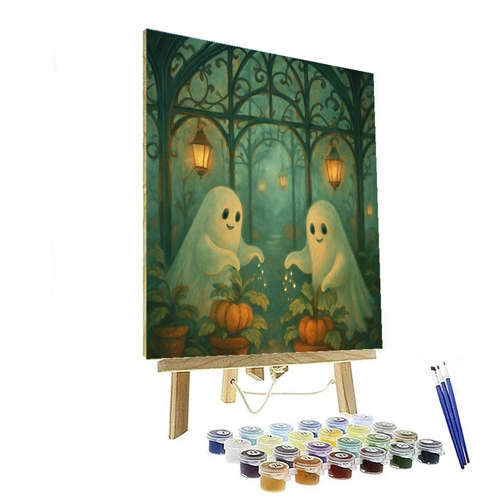Haunted Greenhouse Of Gentle Spirits Numbered painting kits