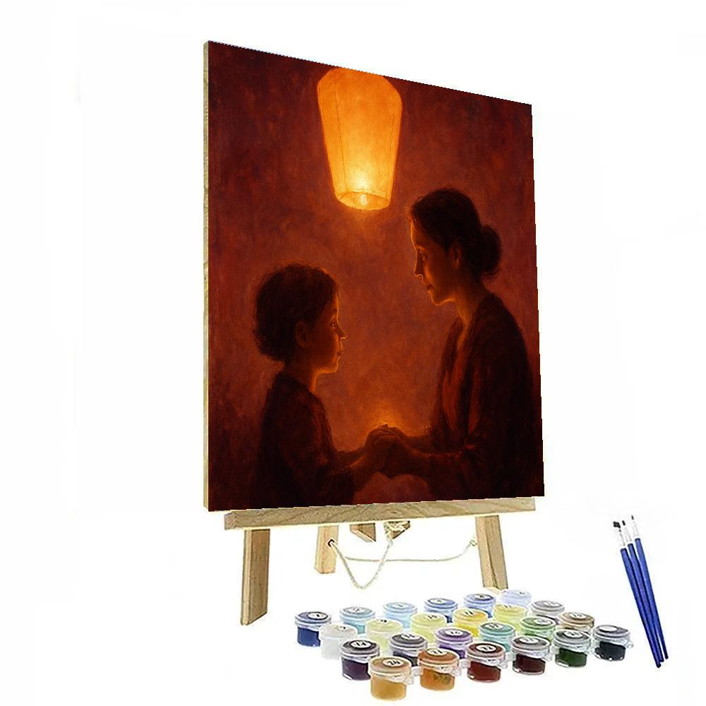 Lanterns Of Thanks At Dusk paint by numbers