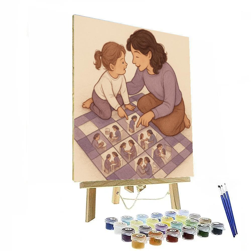 The Quilt Of Shared Stories paint by number