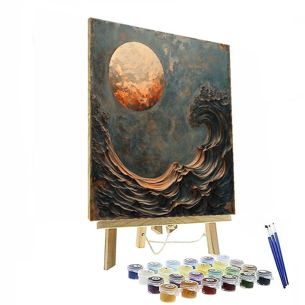 Michelangelo Inspired Eclipse Reef paint by color