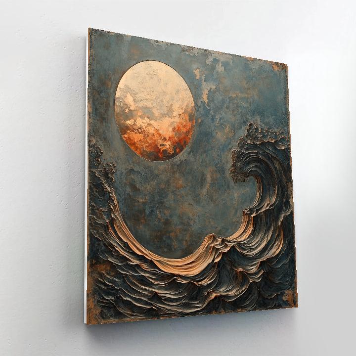 Michelangelo Inspired Eclipse Reef paint by color