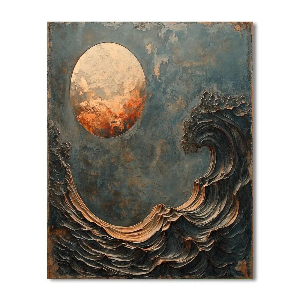 Michelangelo Inspired Eclipse Reef paint by color