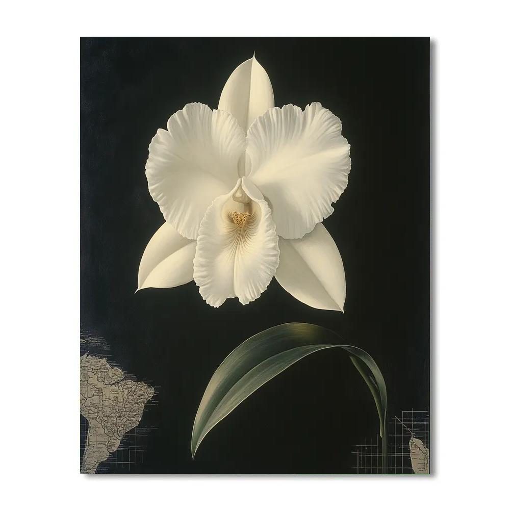 Caravaggio Inspired Aurora Orchid Shadow Paint by numbers kits