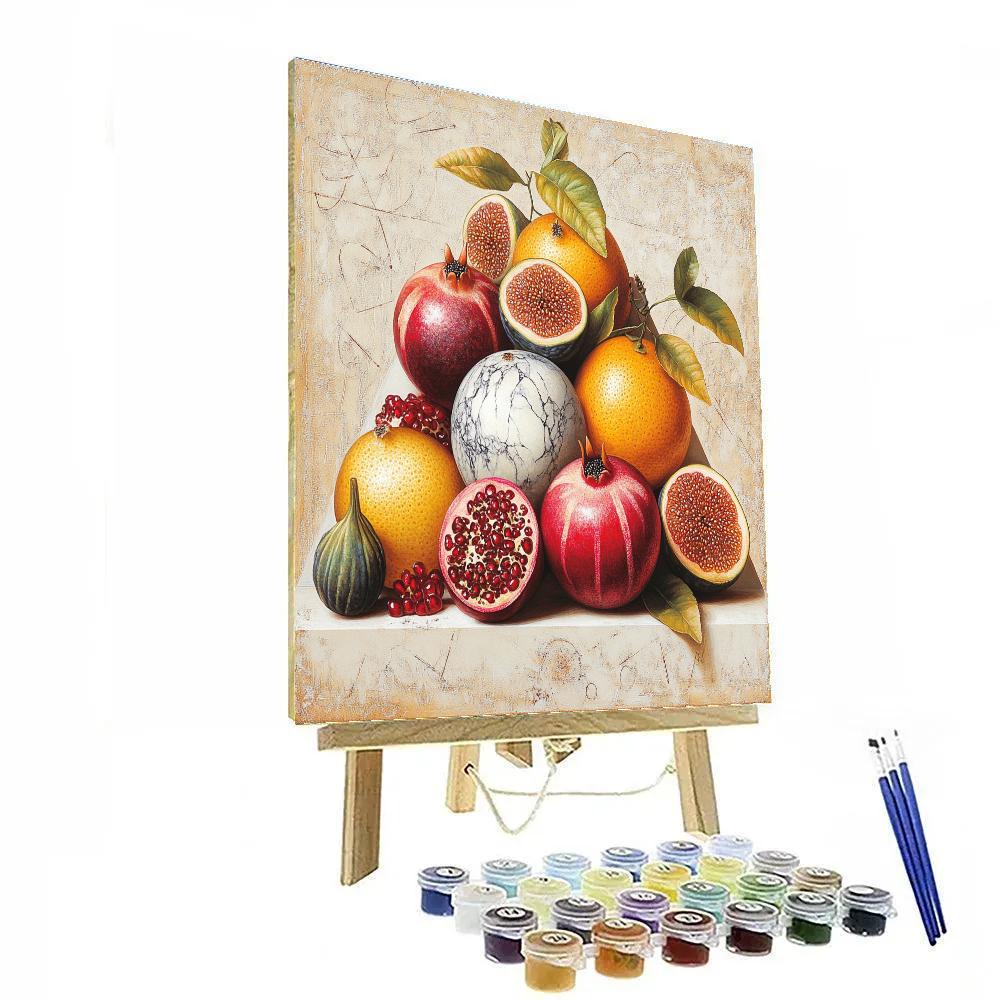 Michelangelo Inspired Nebula Orchard Paint by numbers kits