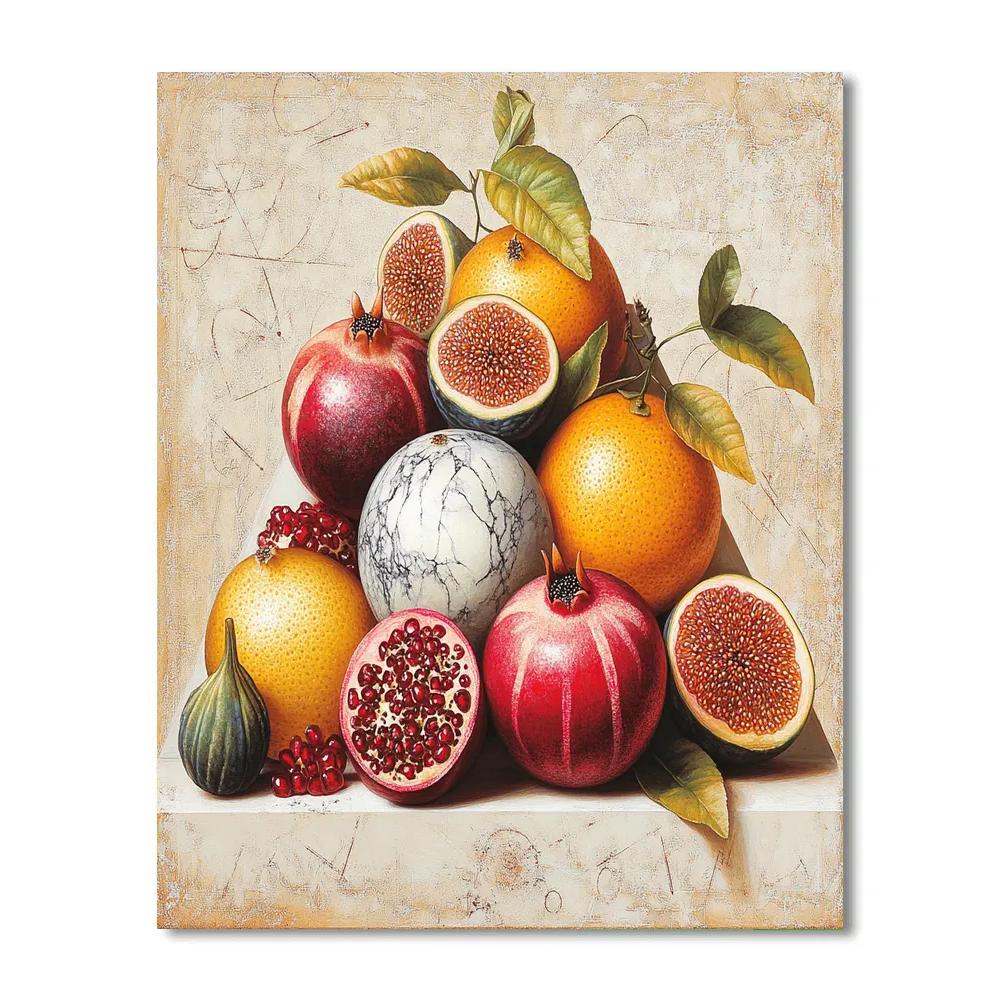 Michelangelo Inspired Nebula Orchard Paint by numbers kits