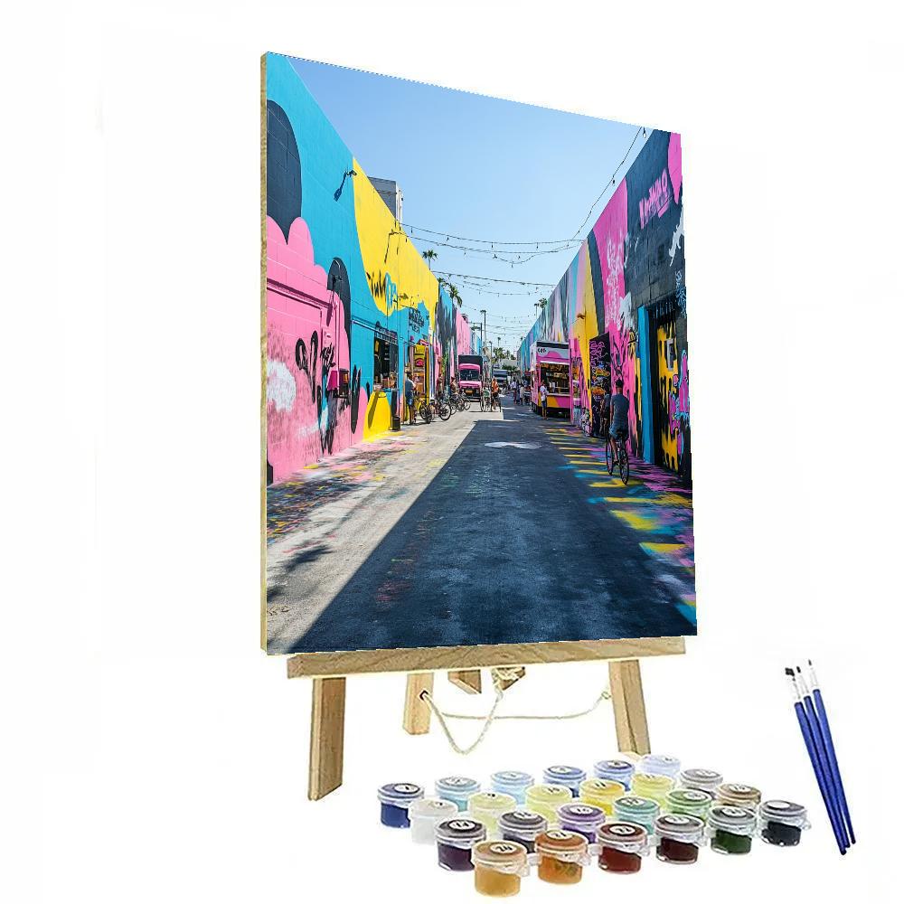 Street Art Canyon In Wynwood Miami United States DIY paint by numbers