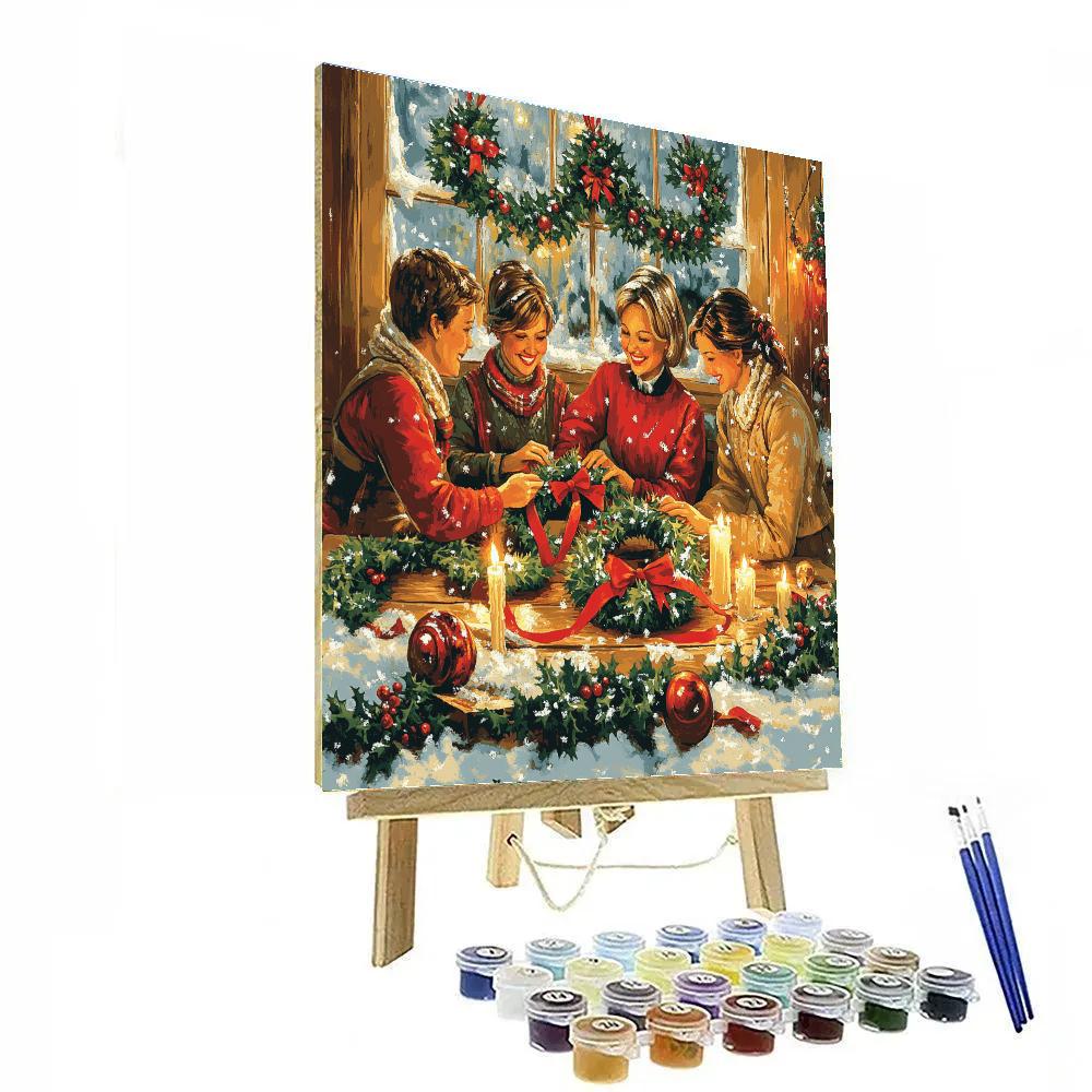 Wreathmakers By Windowlight Number painting