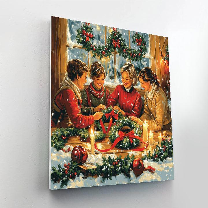 Wreathmakers By Windowlight Number painting