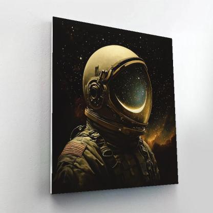 Leonardo Da Vinci Inspired Astronaut Portrait Study paint by number