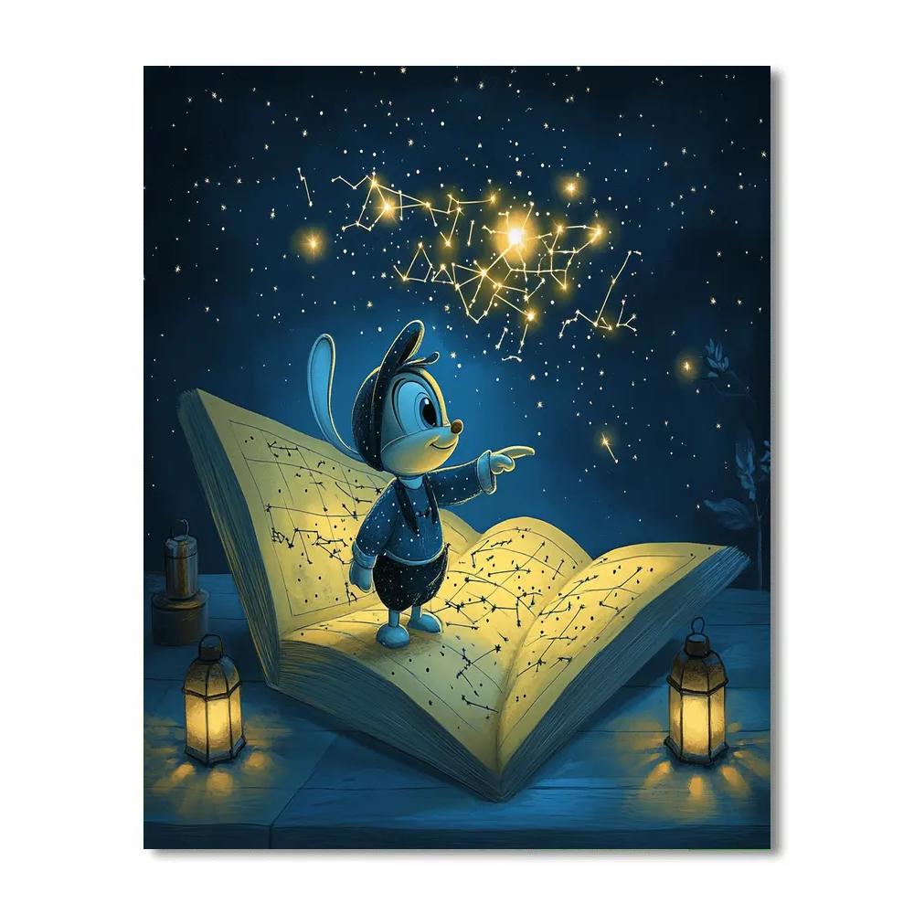 Jiminy Cricket Pocket Stargazer Lesson paint by color
