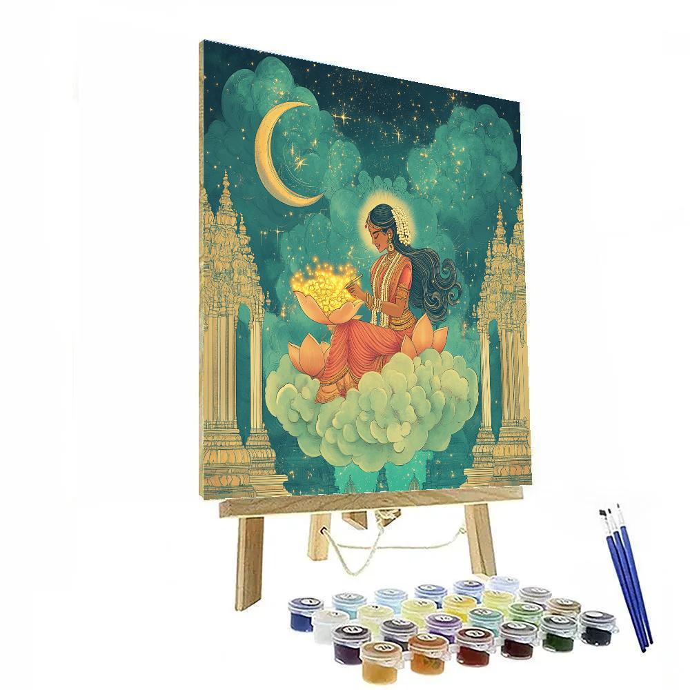 The Sky Ledger Of Lakshmi paint by numbers