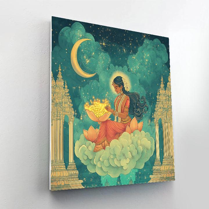 The Sky Ledger Of Lakshmi paint by numbers