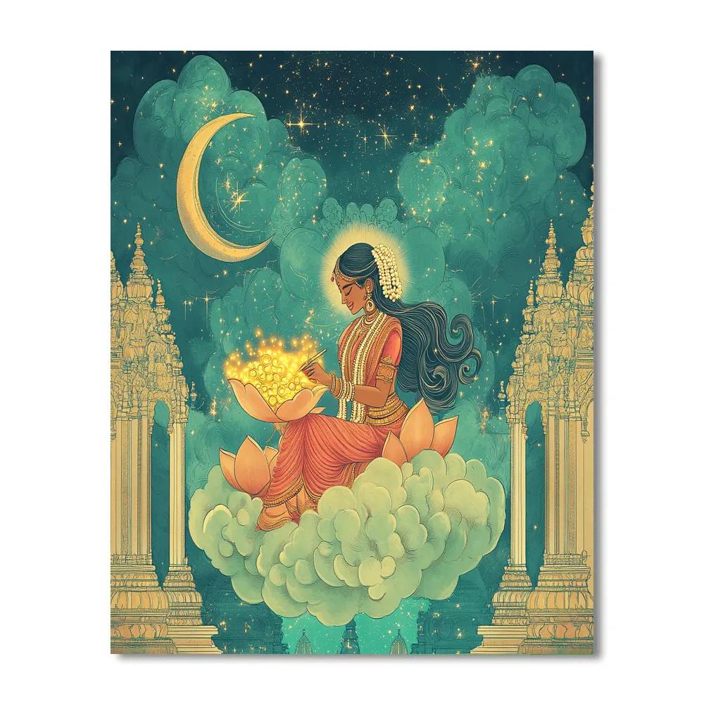The Sky Ledger Of Lakshmi paint by numbers