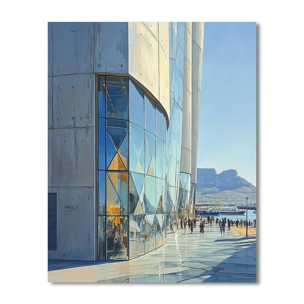 Industrial Chic At Zeitz Museum Waterfront Cape Town South Africa paint by number